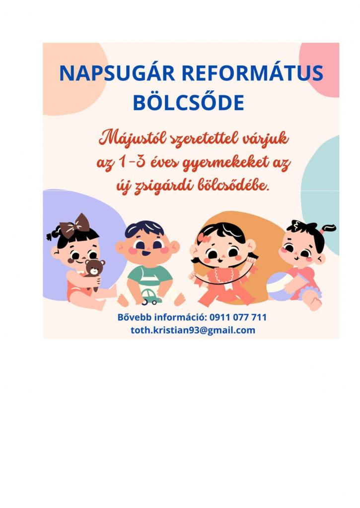 Napsugár Bölcsöde Zsigárd